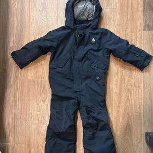 Burton Kids Black Hooded Snowsuit 3T